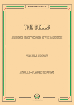 Book cover for Debussy-The Bells, for Cello and Piano