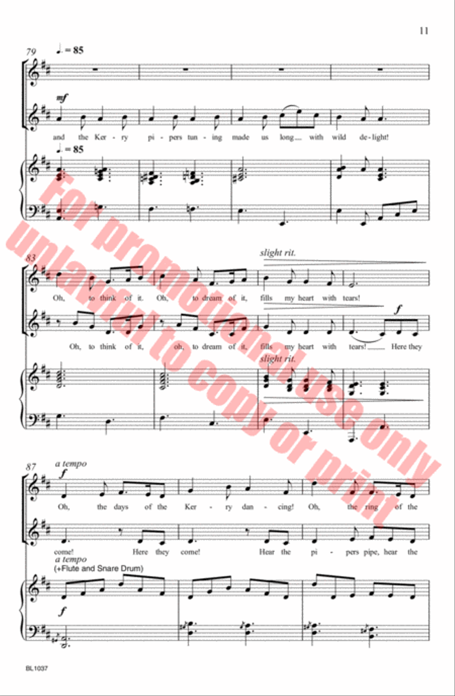 The Kerry Dance Choir scores gallery preview page 12