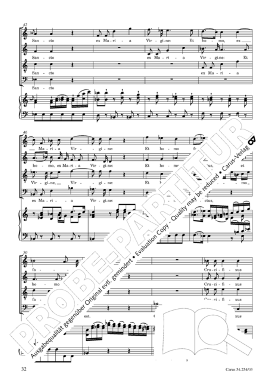 Missa Sancti Hieronymi 4-Part scores gallery preview page 33