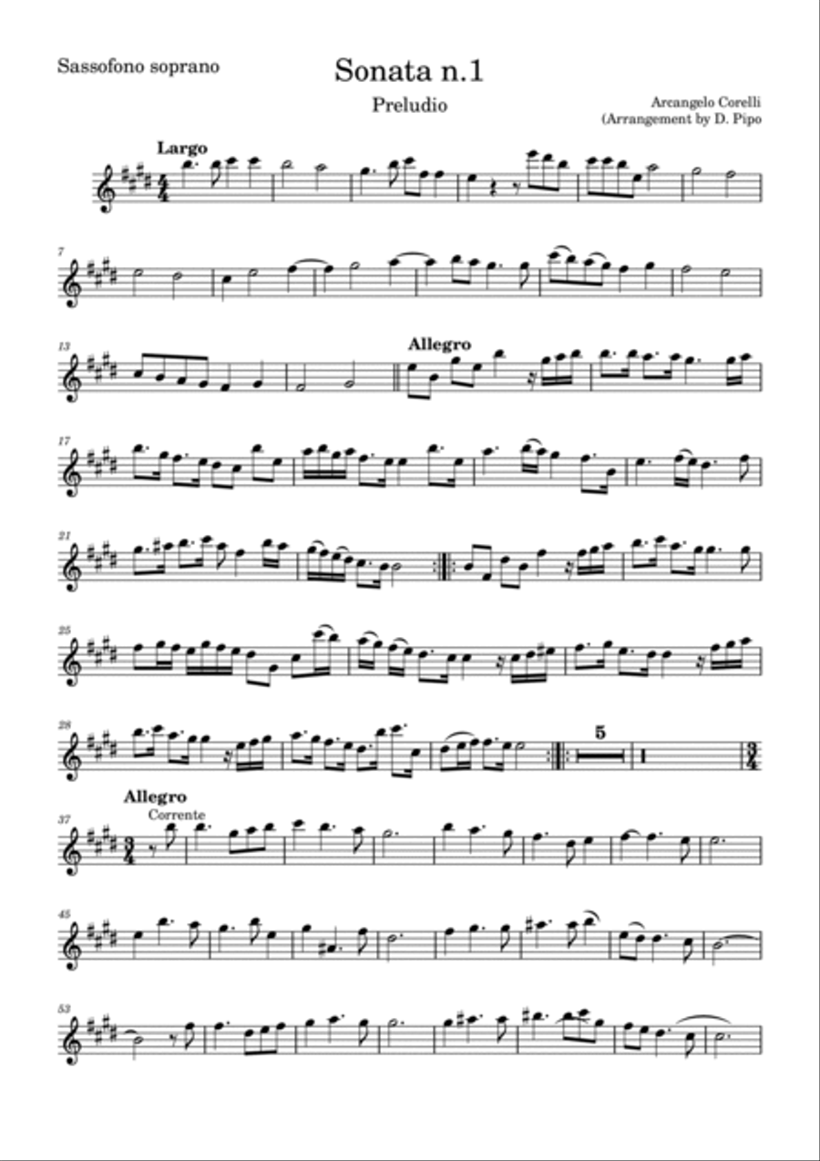 Sonata I Opus n.2 Woodwind Trio scores gallery preview page 5