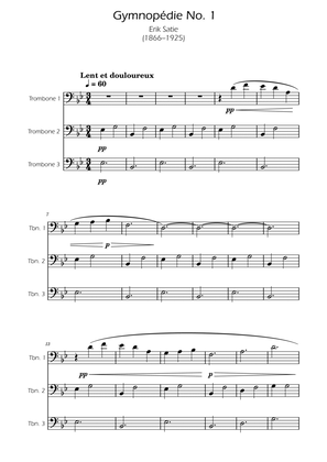 Gymnopedie No. 1 - Trombone Trio