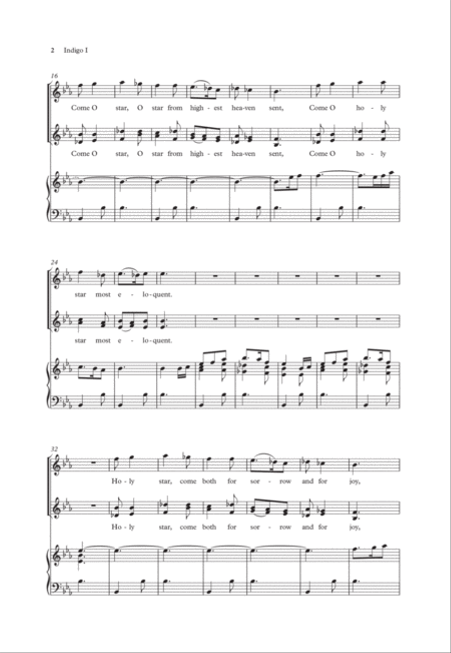 Indigo I Indigo I Women's Choir scores gallery preview page 2