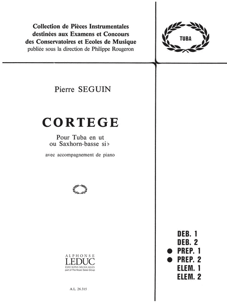 Cortege (tuba & Piano)