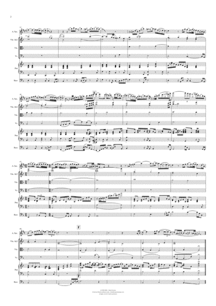 As the deer - complete arrangement (piano, violin, viola, cello, flute, clarinet, saxophone, bass guitar) image number null
