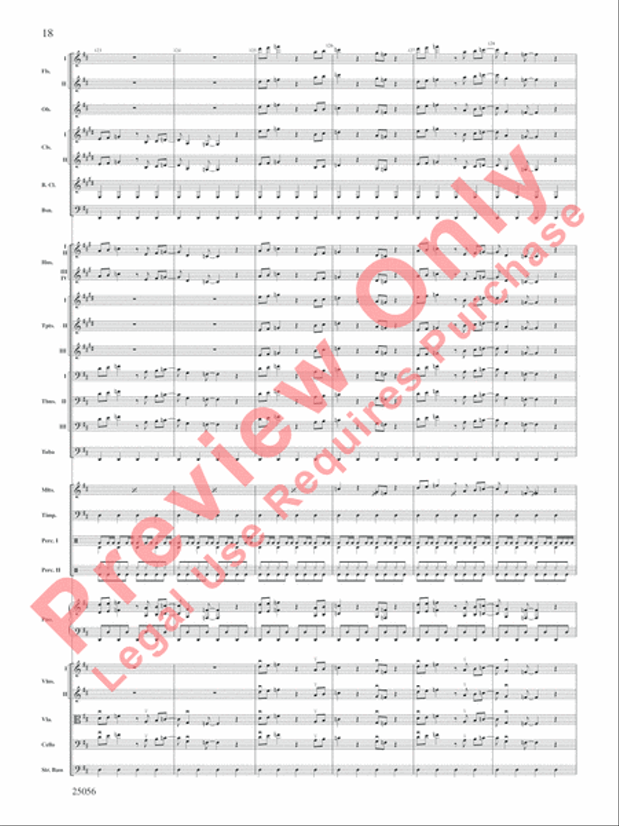 James Bond Medley James Bond Medley Full Orchestra scores gallery preview page 19