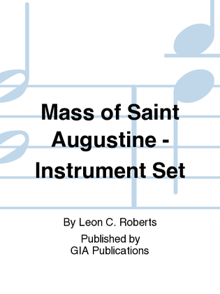 The Mass of Saint Augustine - Instrument edition