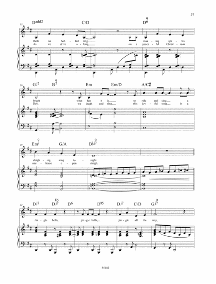 Jingle Bells Jingle Bells Voice Solo scores gallery preview page 2