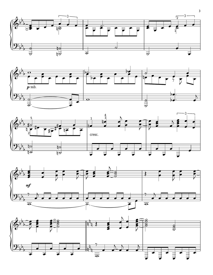 As Long As You're Mine (from Wicked) Piano Solo scores gallery preview page 3