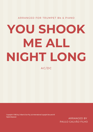 You Shook Me All Night Long