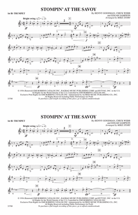 Stompin' at the Savoy: 1st B-flat Trumpet