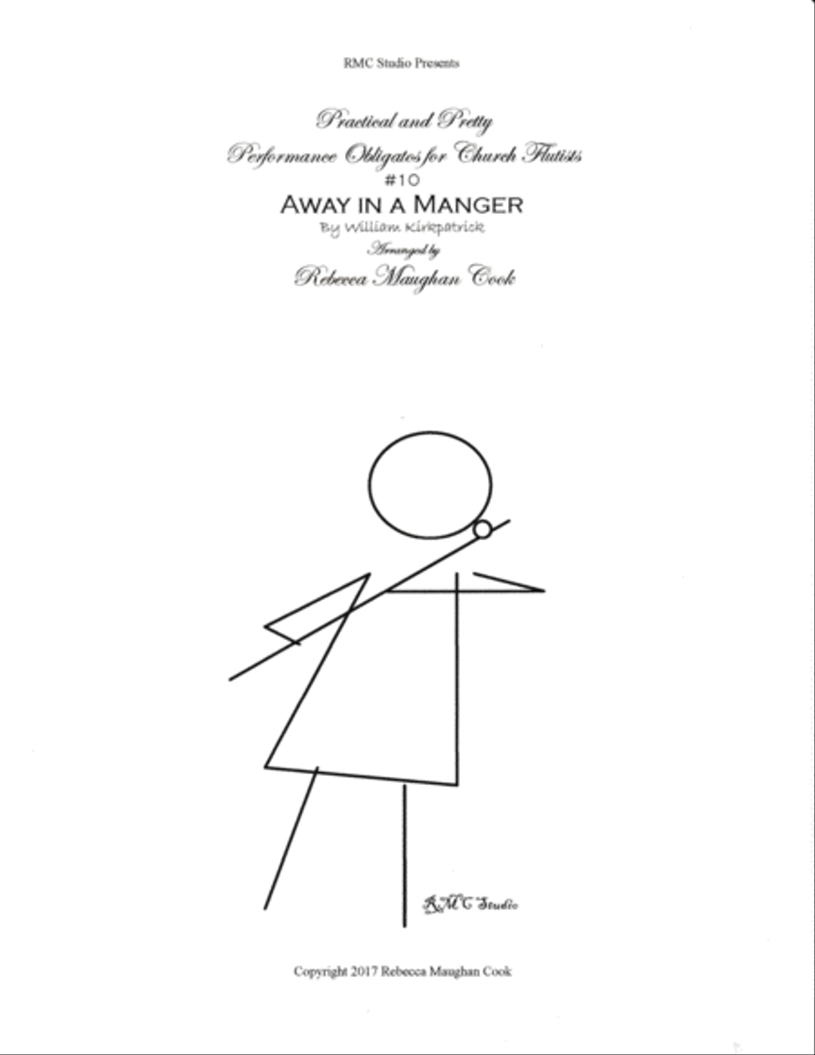 Practical and Pretty: #10 Away in a Manger - Obligato Small Ensemble scores gallery preview page 1