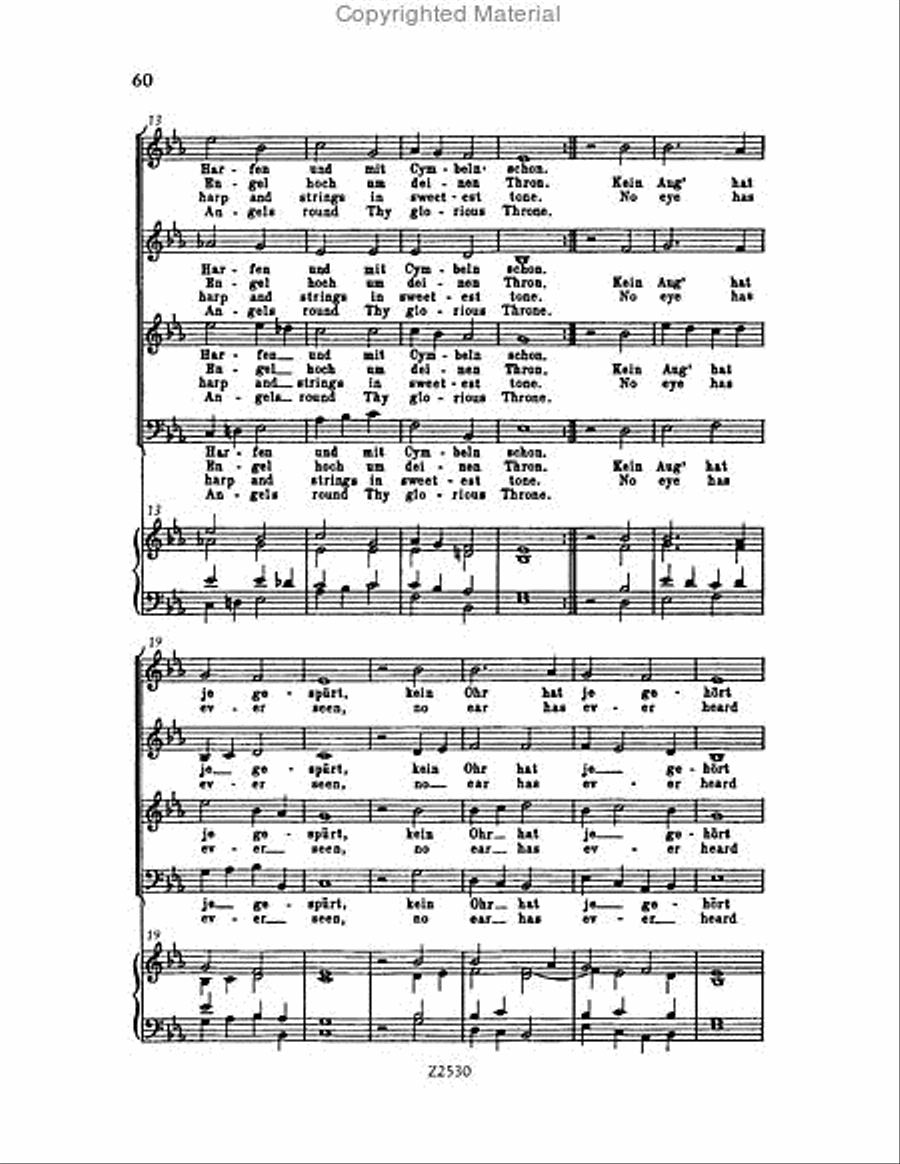 Wachet auf, ruft uns die Stimme, BWV 140 Choir scores gallery preview page 60