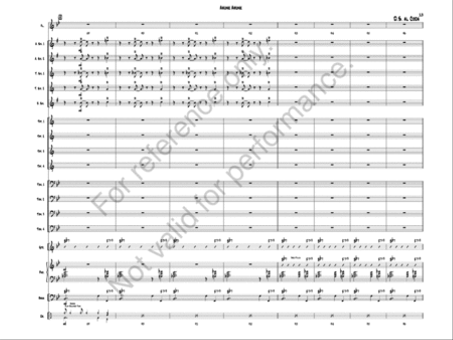 Ahunk Ahunk Jazz Ensemble scores gallery preview page 16
