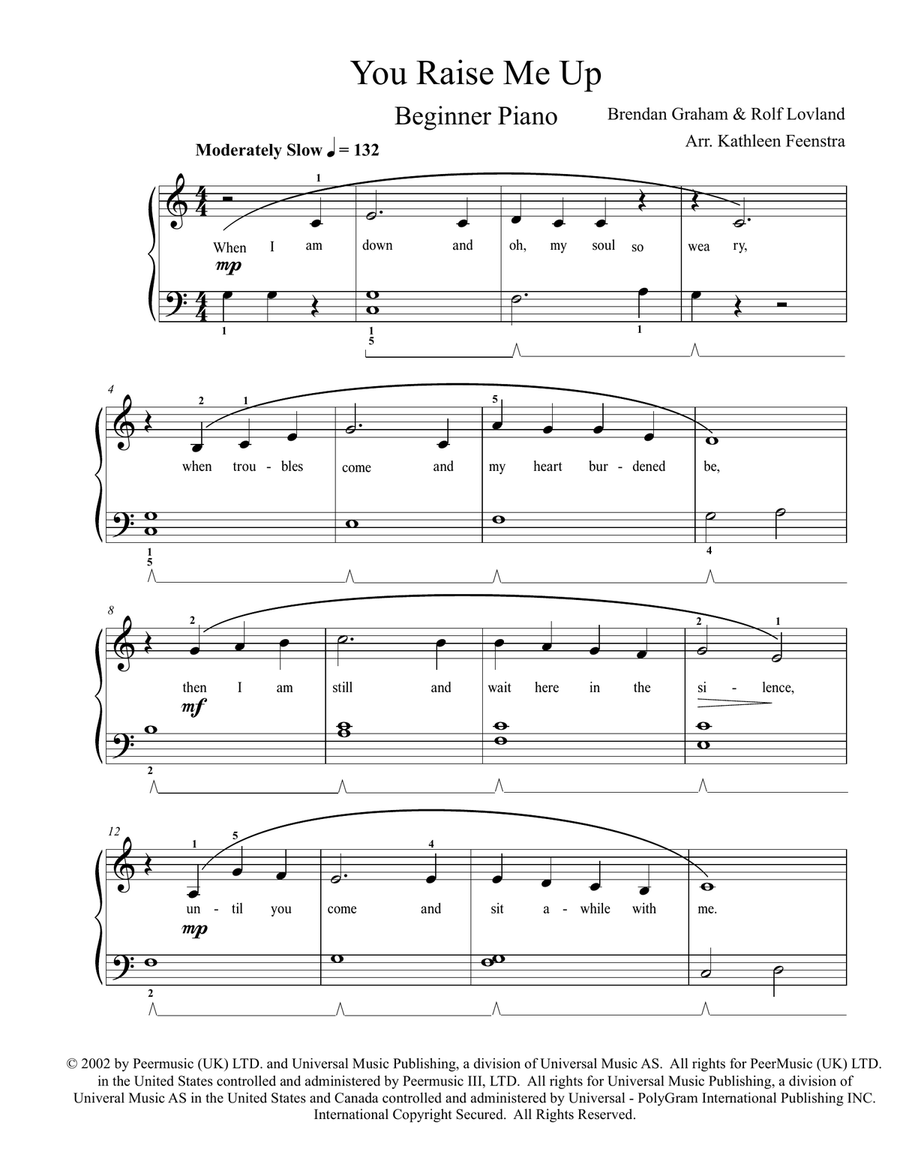 You Raise Me Up Voice scores gallery preview page 2