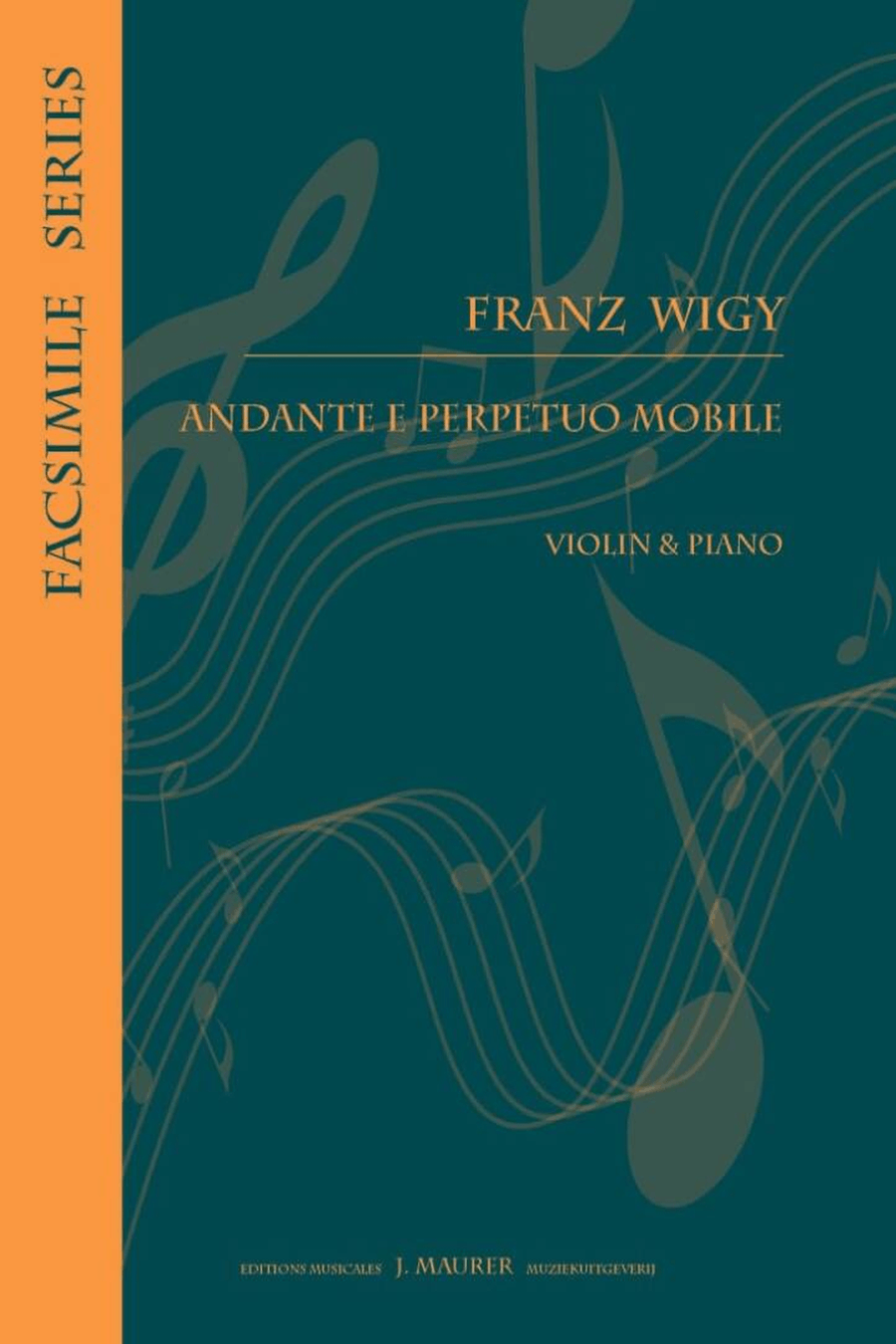 Andante e Perpetuo Mobile Violin Solo scores gallery preview page 1