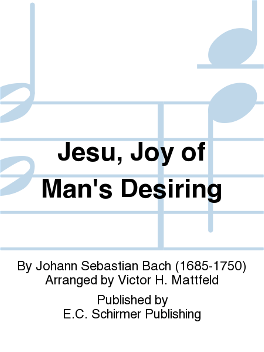 Jesu, Joy of Man's Desiring