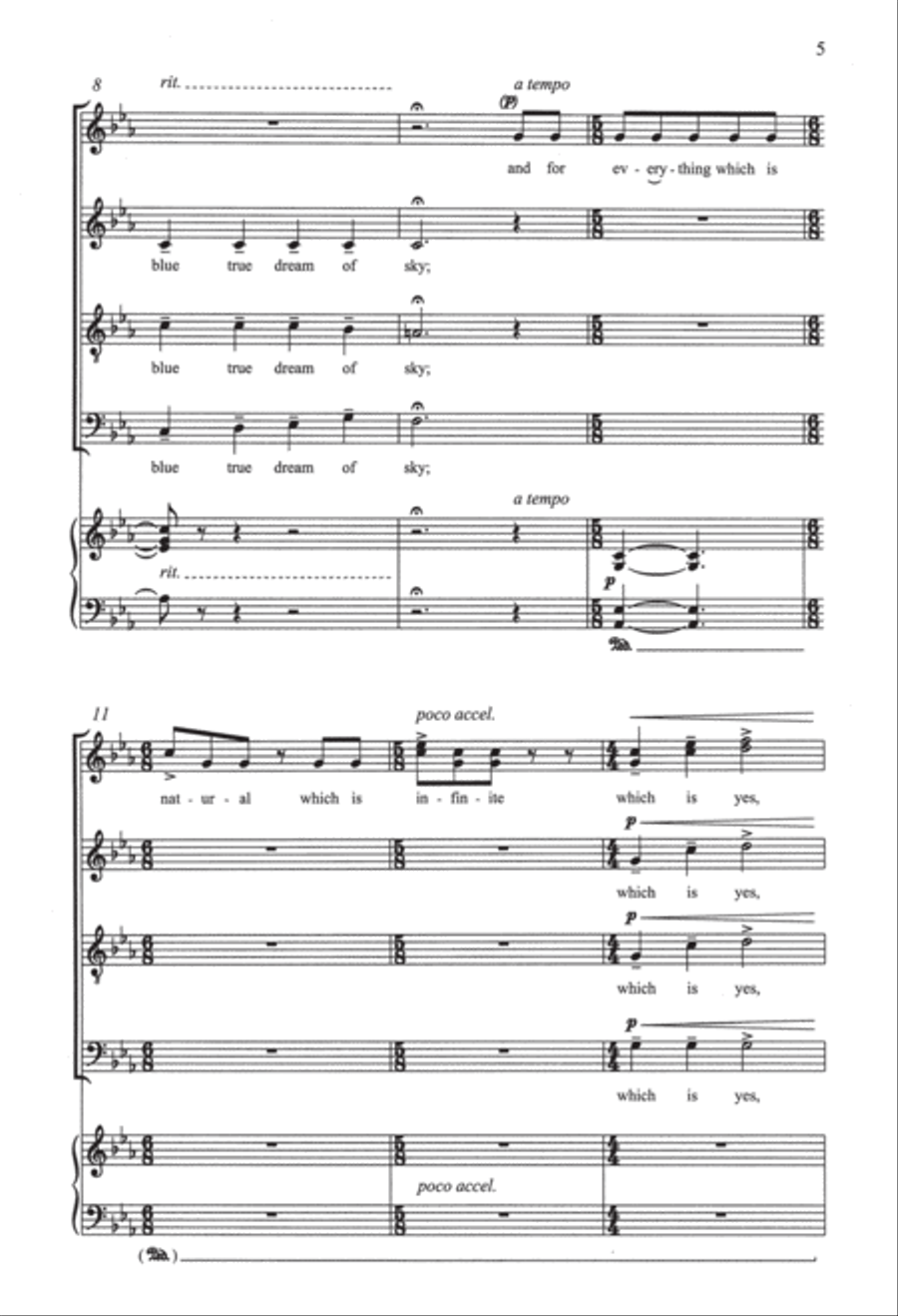 I Thank You God (SATB) SSATB scores gallery preview page 5