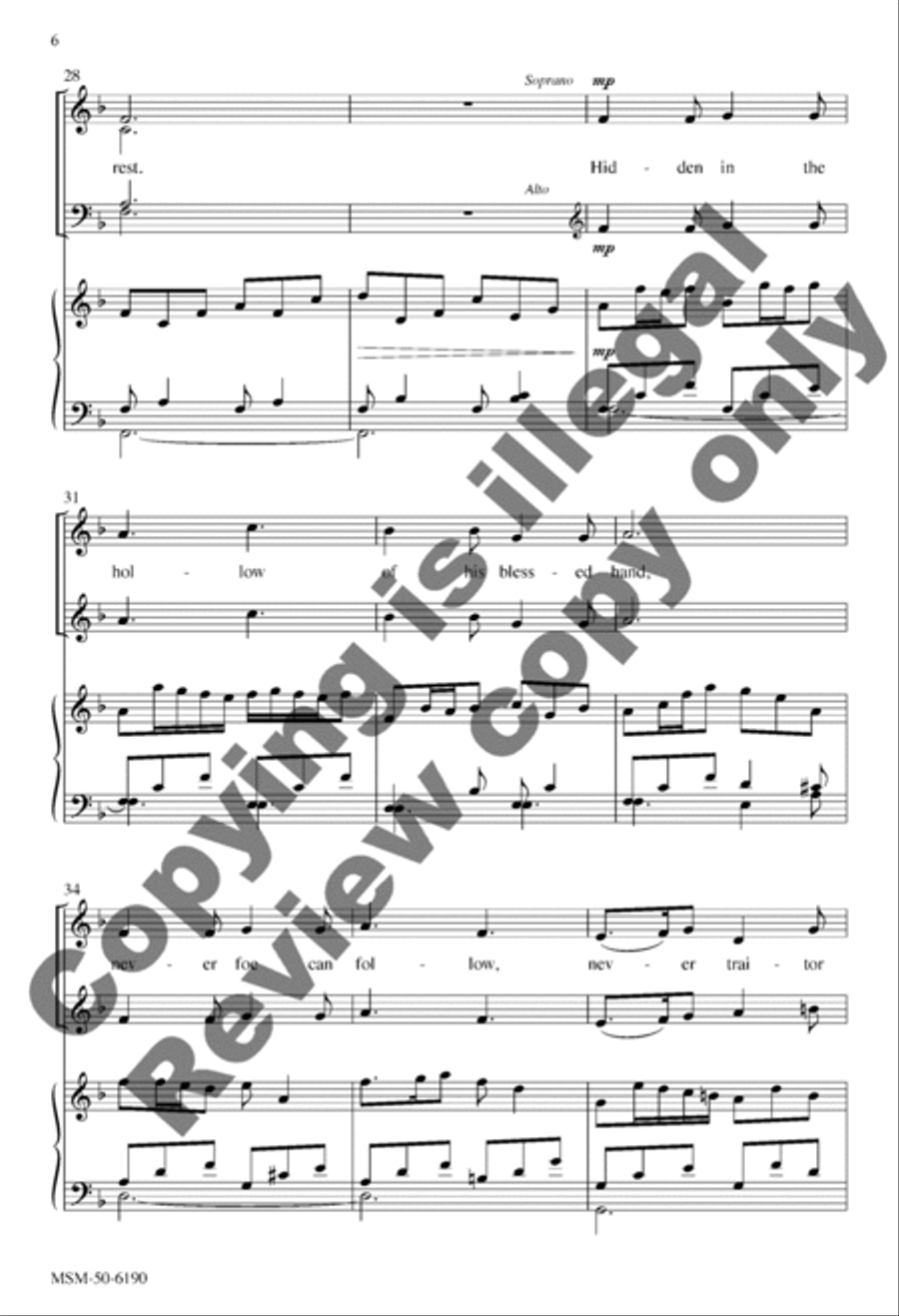 Like a River Glorious Like a River Glorious 4-Part scores gallery preview page 5