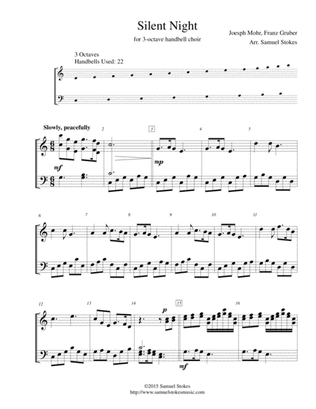 Silent Night - for 3-octave handbell choir