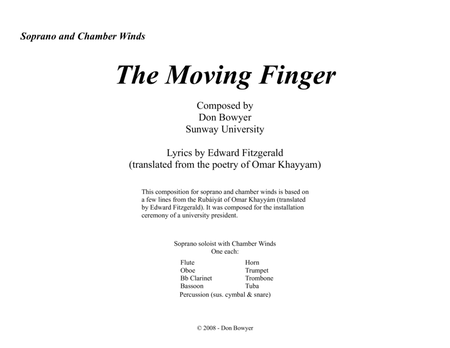 The Moving Finger (Chamber Winds) image number null