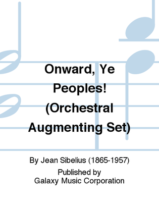 Book cover for Onward, Ye Peoples! (Orchestral Augmenting Set)