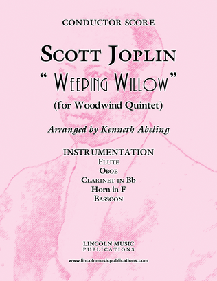Joplin - “Weeping Willow” (for Woodwind Quintet)