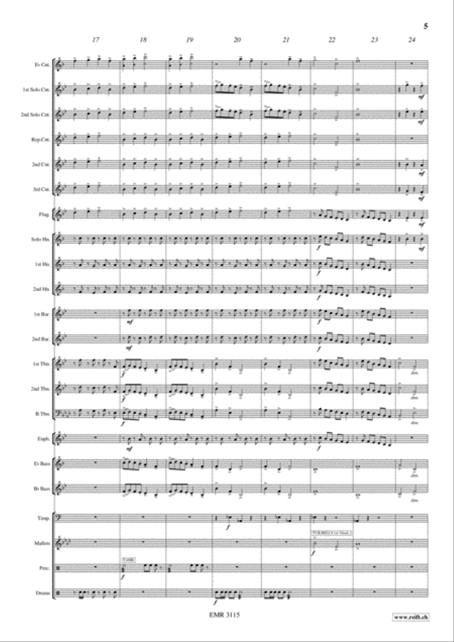 Frere Jacques Brass Band scores gallery preview page 6