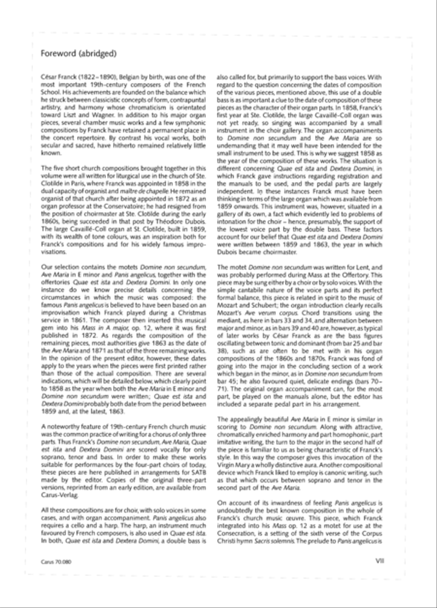 Five Short Sacred Compositions (Funf kleinere Kirchenwerke) Score scores gallery preview page 7
