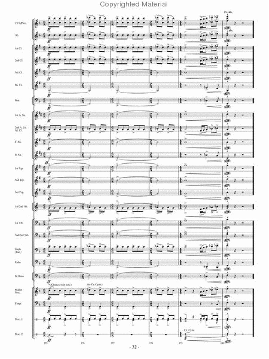 Flight of Valor Concert Band scores gallery preview page 31