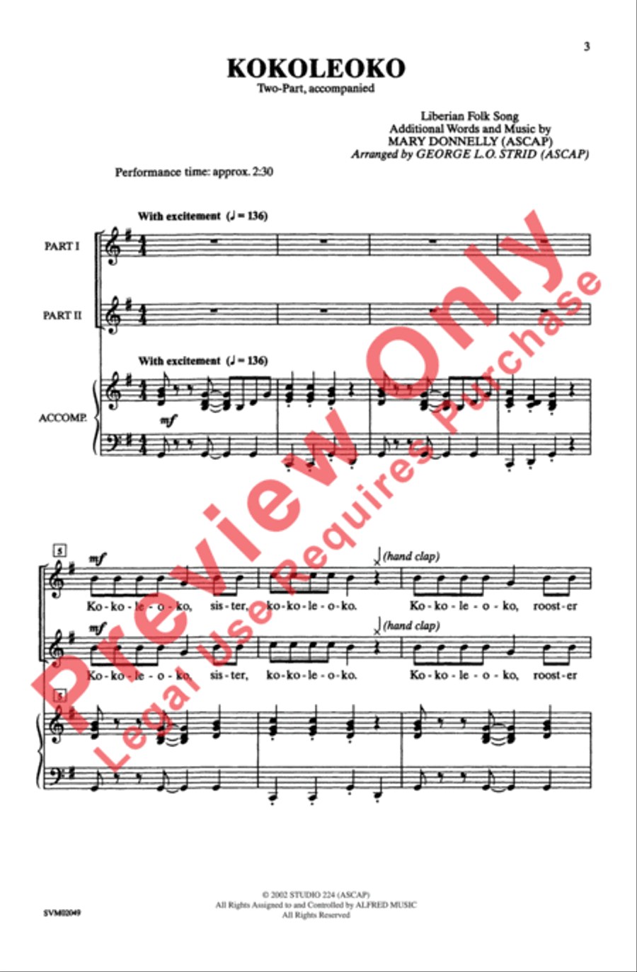 Kokoleoko 2-Part scores gallery preview page 2