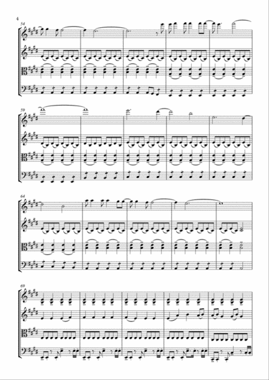 Backroads String Quartet scores gallery preview page 4