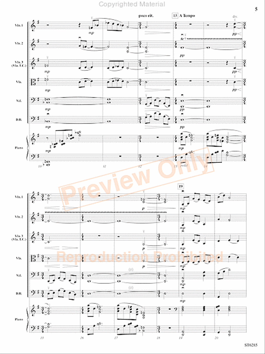 Possibilities... String Orchestra scores gallery preview page 6