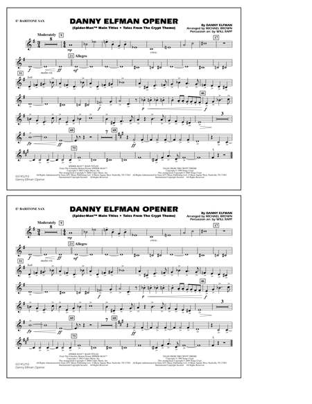Danny Elfman Opener - Eb Baritone Sax
