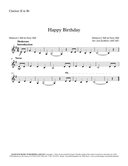 Happy Birthday (Band/Orchestra/Chorus) image number null