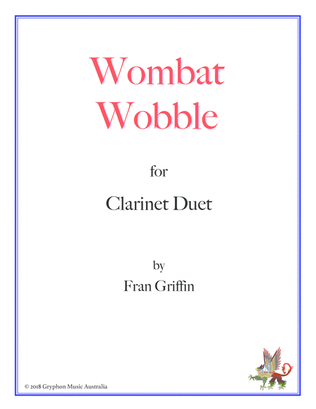 Wombat Wobble for clarinet duet