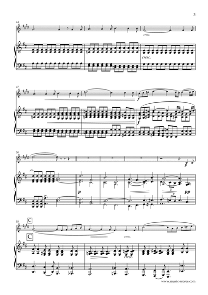 Easter Hymn from Cavaliera Rusticana - Euphonium and Piano image number null