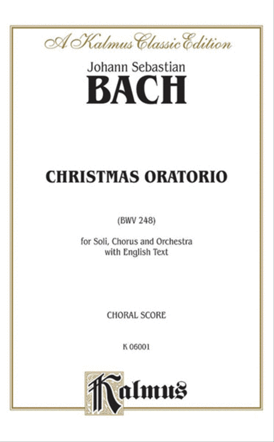 Christmas Oratorio 4-Part scores gallery preview page 1