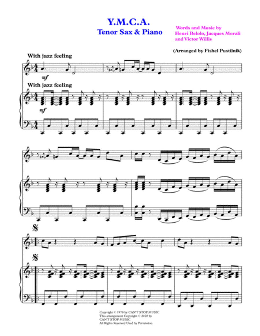 Y.m.c.a. Woodwind Duet scores gallery preview page 2
