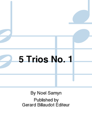 Book cover for 5 Trios No. 1