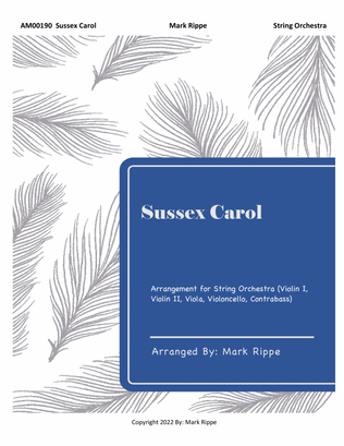Book cover for Sussex Carol (AM00190)