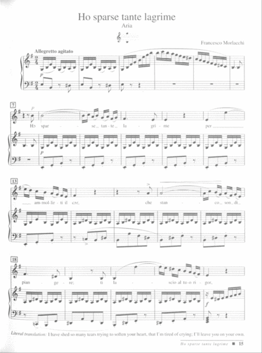 Italian Art Songs Of The Romantic Era - Book And Compact Disc (Medium High) High Voice scores gallery preview page 6