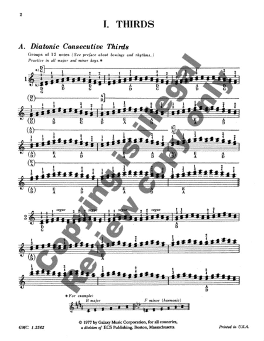 Contemporary Violin Technique, Volume 2 String Methods scores gallery preview page 3