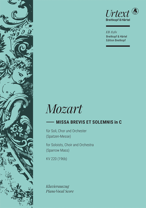 Missa brevis et solemnis in C K. 220 (196B)