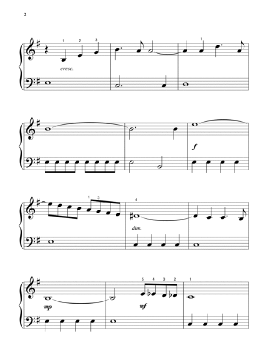 The Phantom Of The Opera Easy Piano scores gallery preview page 2