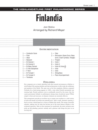 Book cover for Finlandia: Score