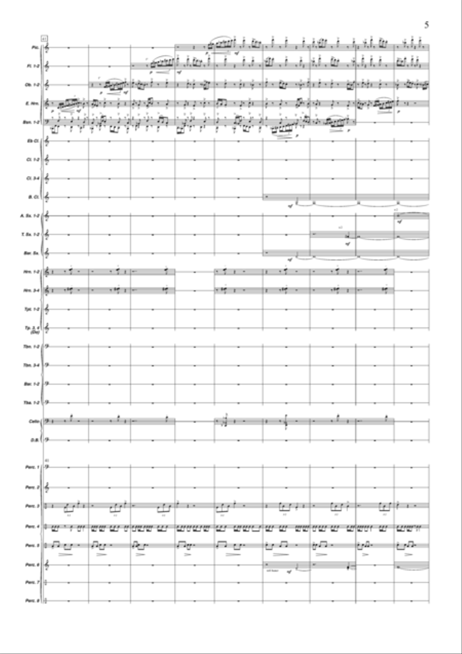Sinfonia de Plata Concert Band scores gallery preview page 6