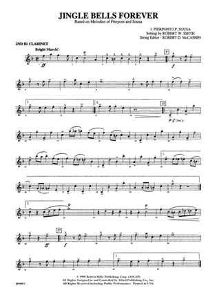Jingle Bells Forever: 2nd B-flat Clarinet