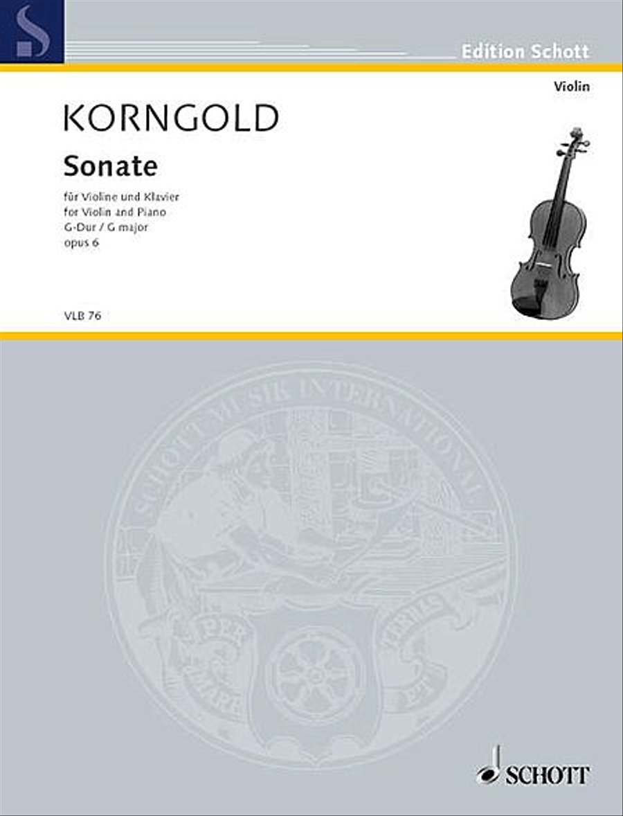 Sonata in G Major, Op. 6 Sonata in G Major, Op. 6 Violin Solo scores gallery preview page 1