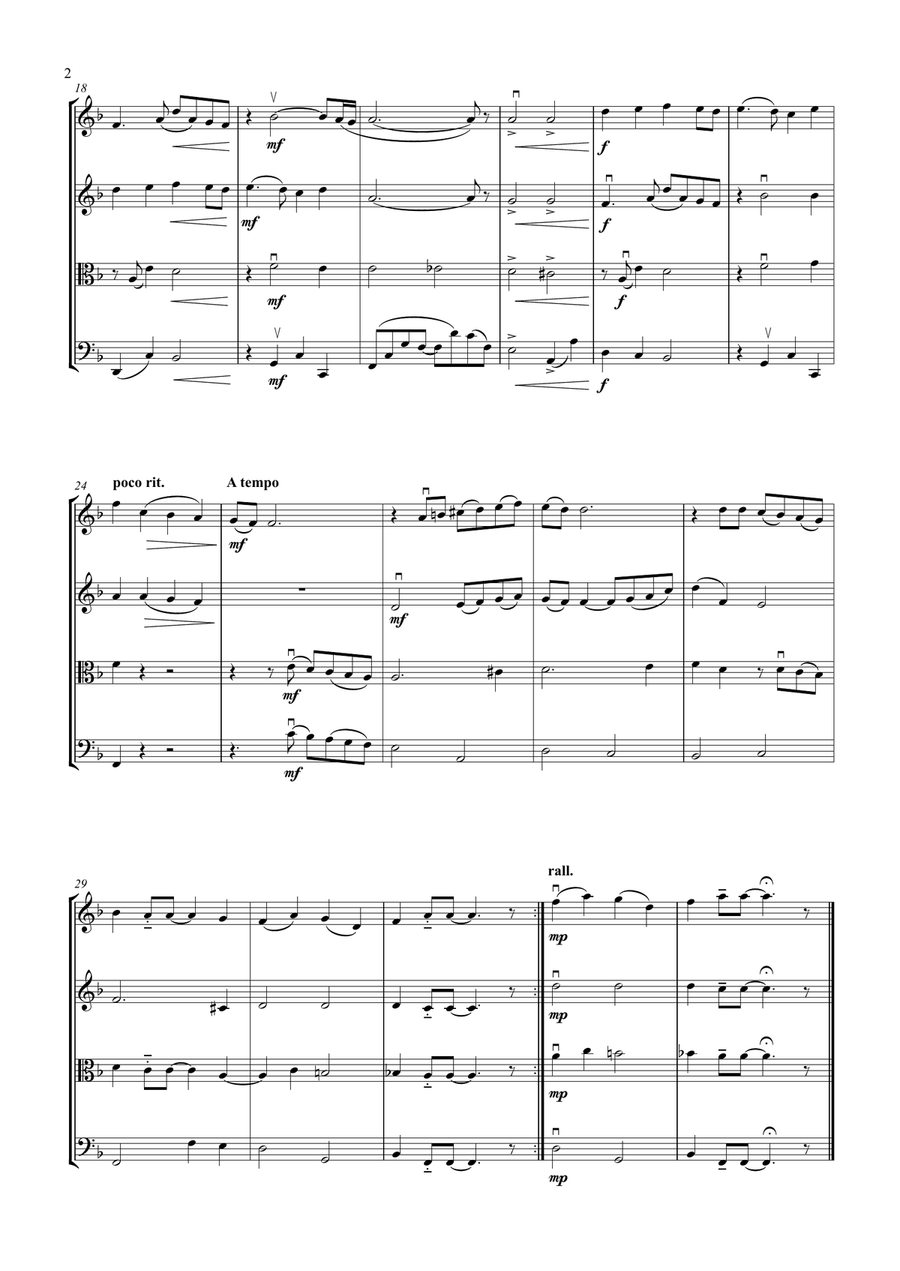 Yesterday String Quartet scores gallery preview page 2
