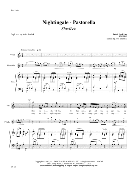 Nightingale/Slavicek (Pastorale) image number null